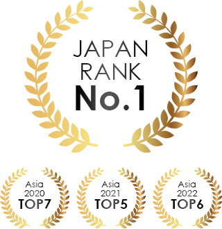 JAPAN RANK No.1